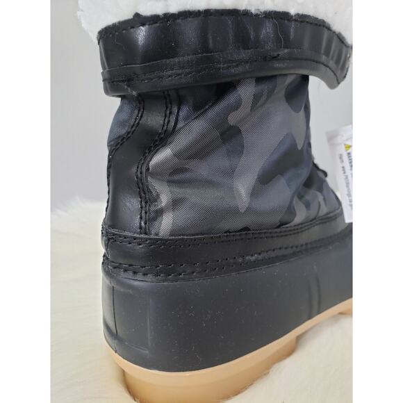 NEW Henry Ferrera Army Grey Camo Boot Duck Mission 52 Women Size 8 Rain Combat - Picture 5 of 9